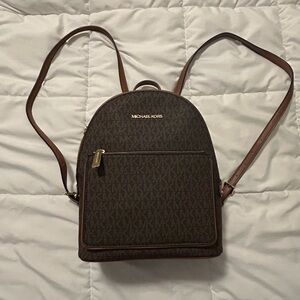 Michael Kors Brown Backpack
